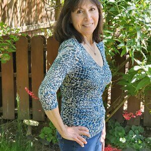 Classiques Entier Silk Blouse, Petite Medium, New With Tags